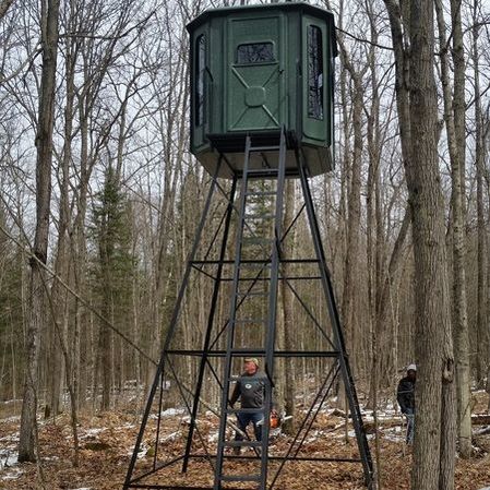 5, 10, and 15ft Deluxe Stands for Fiberglas Hunting Blinds